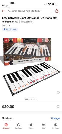 Dance-on Piano Mat