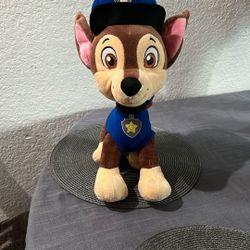 Chase Paw Patrol Plush Stuff Animal 16.5 Inches Tall