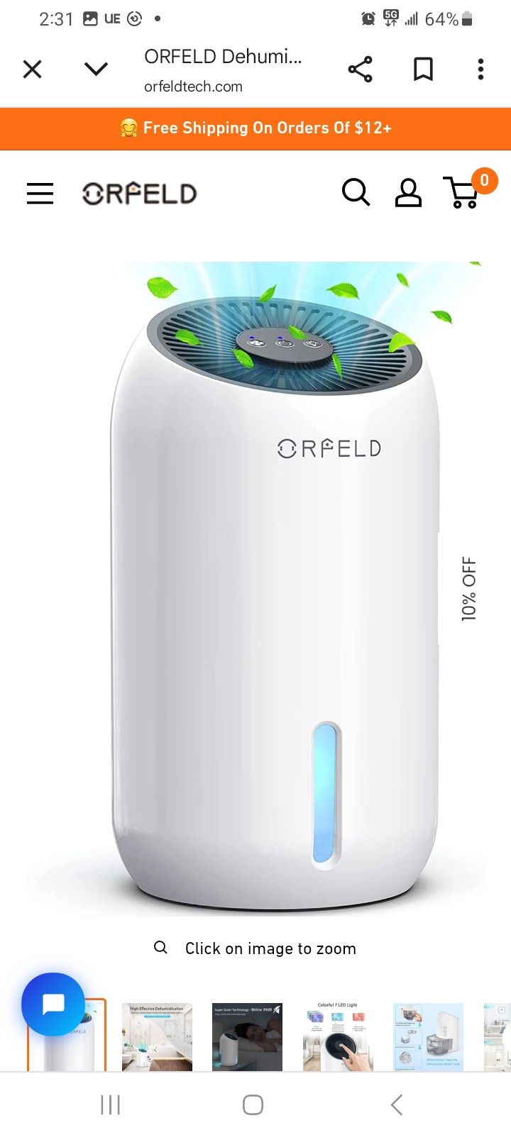 New Dehumidifier