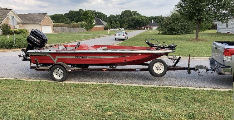1991 venture bass boat tournament Edition