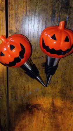 Nightmare before Christmas Wine Bottle Stoppers Set of 2