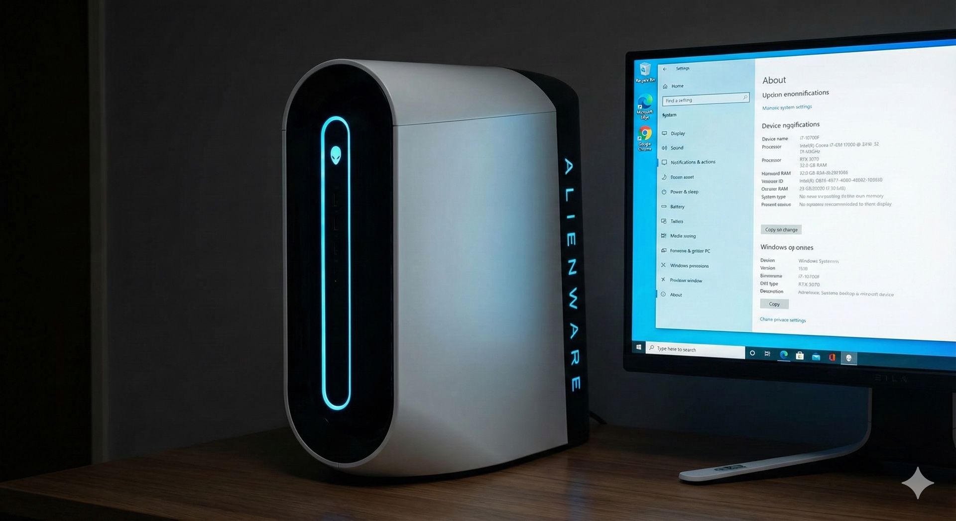 Alienware Aurora R11 Gaming PC - RTX 3070 / i7-10700F / 32GB RAM / 1TB ...