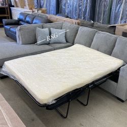 Sleeper Sectional Couch Set Color Options ⭐$39 Down Payment with Financing ⭐ 90 Days same as cash