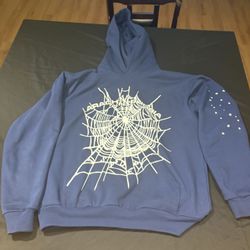 Sp5der Hoodie (Navy Blue)