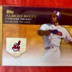 Albert Belle 2012 Topps Golden Moments “Swing for the Ages” Card