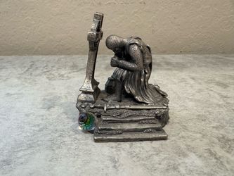 "VIGIL OF SIR GALAHAD" Pewter Fantasy & Legend by  A.G. SHROMB Tudor Mint
