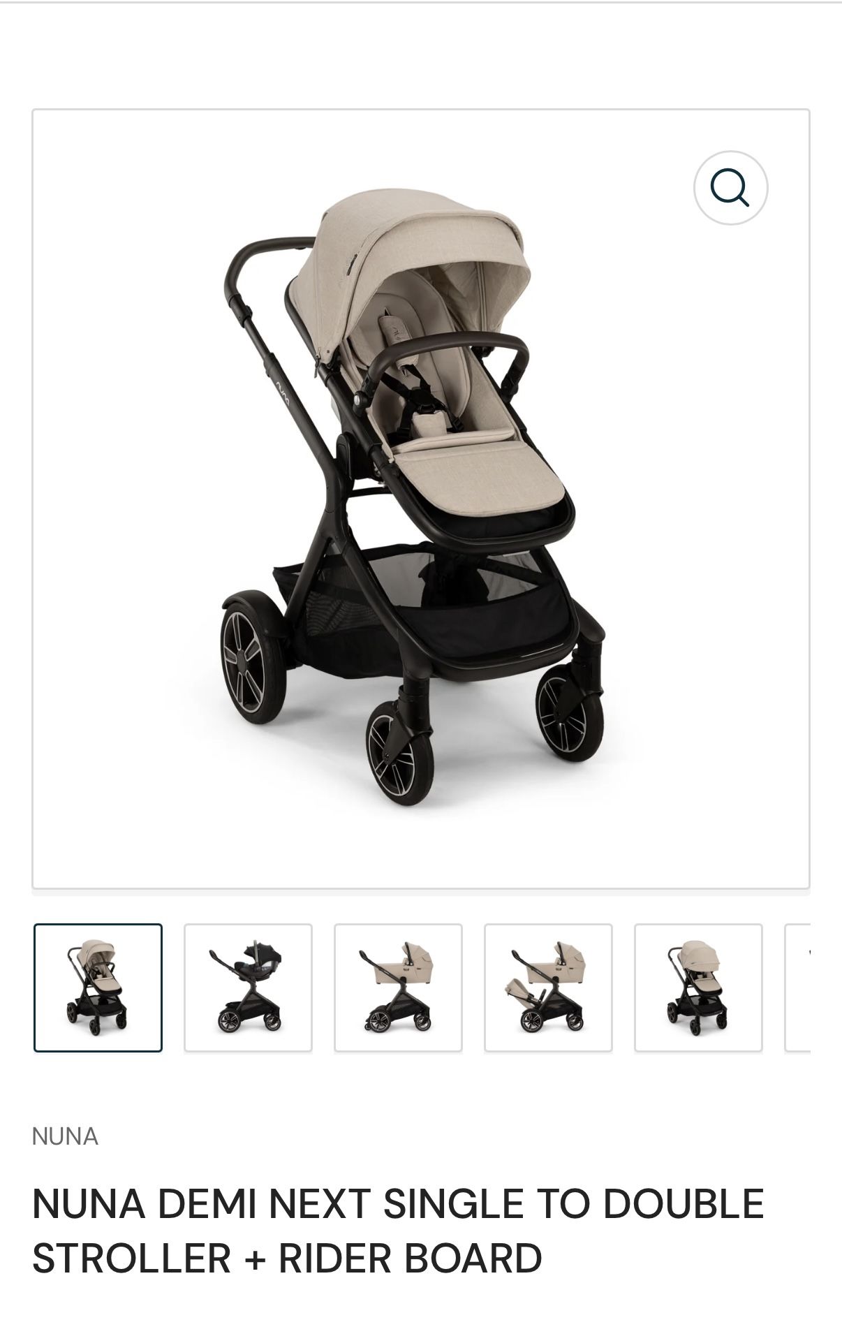 Used- New Nuna Demi Next Biscotti