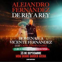 Alejandro Fernández MGM Grand 2 tickets