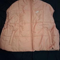 Salmon pink Mens Nike vest