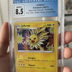 CGC 8.5 NM/Mint+ Holo Jolteon Promo SWSH094