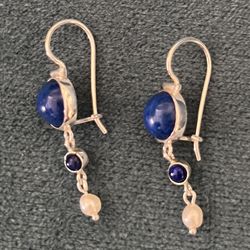 Lapis Blue Earrings