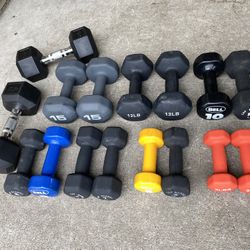 Rubber Dumbbells 