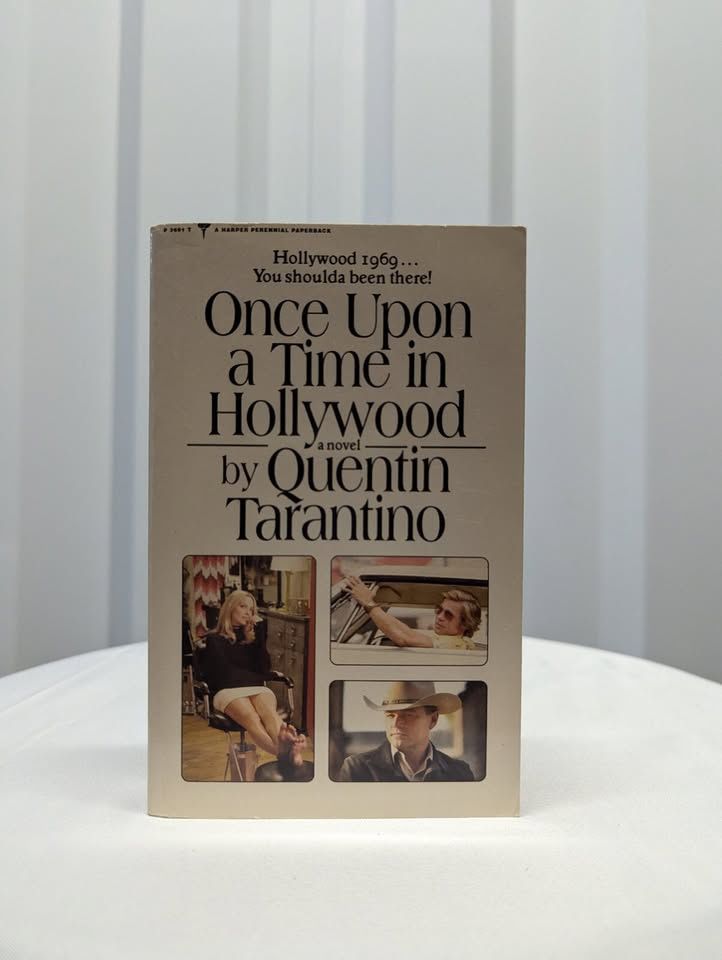 Once Upon A Time In Hollywood Book by Quentin Tarantino