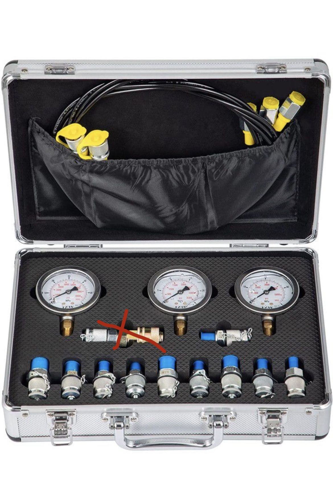 VEVOR Hydraulic Pressure Test Kit (One Piece is missing)
