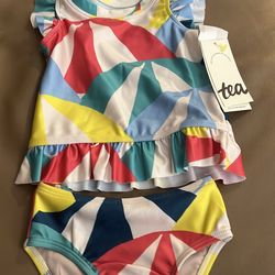 TEA girls swimwear size 3 to 6 months new with tags