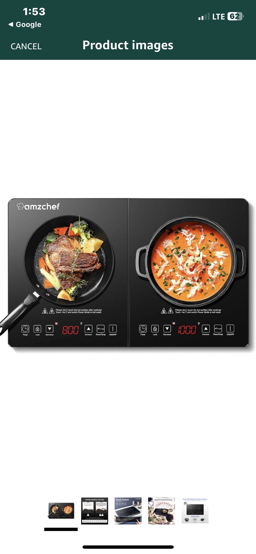 AMZChef Induction Cooker