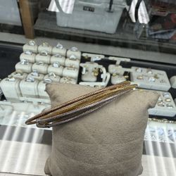 18 KT TRI-COLOR BANGLES