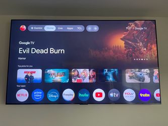 98” TCL Google tv