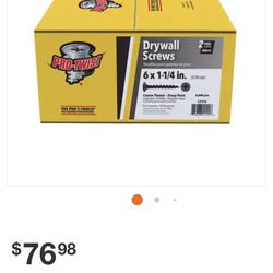 Drywall screws 