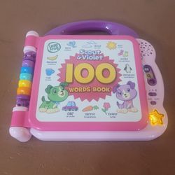 Leap Frog Scout And Violet 100 Words Book  -- Bilingual-- English And Spanish   --  PENDING PICKUP 