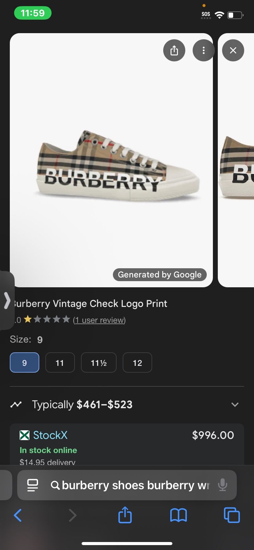 BURBERRY SHOES 