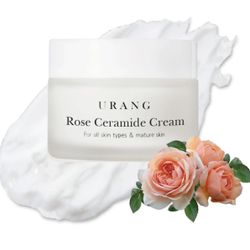URANG Rose Ceramide Cream Organic Natural Antiaging Ceramide Moisturizer Natural