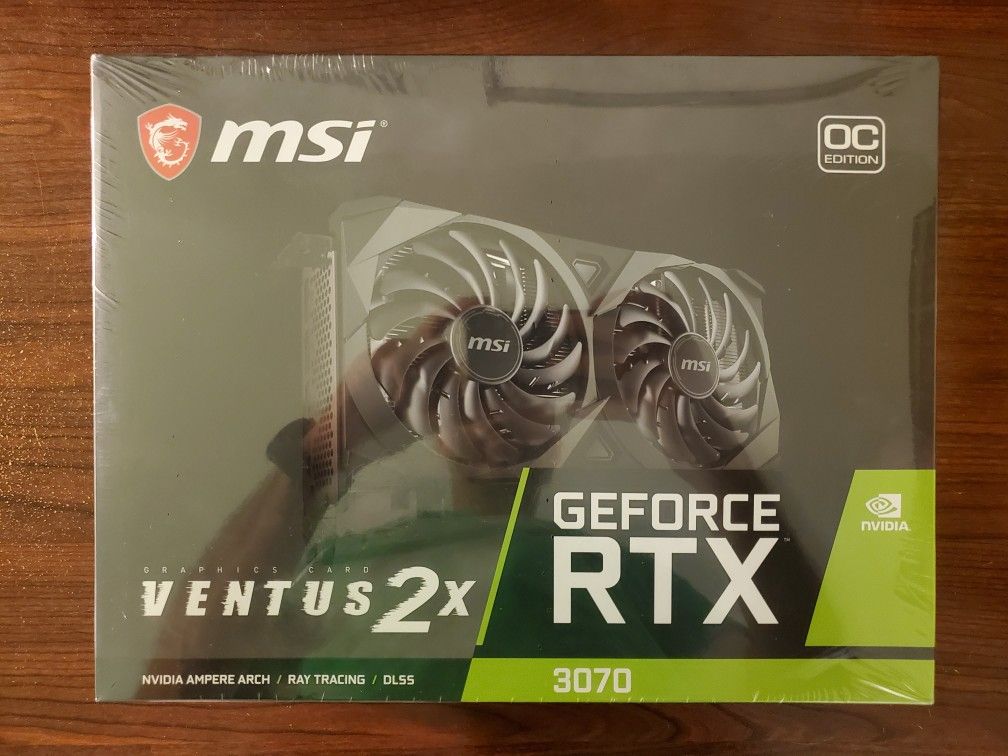 MSI GeForce RTX 3070 Ventus 2X OC (New-Sealed)