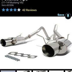 3.7 Mustang Cat Back Exhaust 