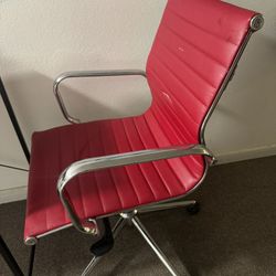 Red leather Chair