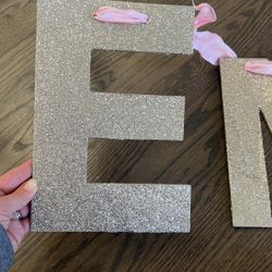 10” Silver Letters - EMMA