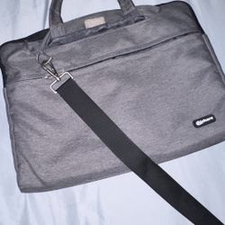 Olshare Grey Laptop Messenger Bag