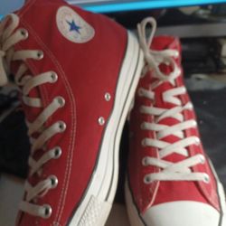 Converse Chucks Red High Top Mens 13