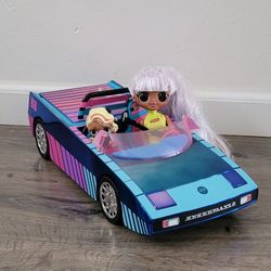 Toys For Girls, children ,Lolo Surprise Car Pool Toy With 2 dolls. Used. In Great Condition. 