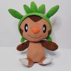 Pokemon X and Y Chespin Plush Stuffed Toy Doll Figure Tomy Nintendo 9"