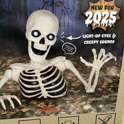 Halloween Exclusive- 7'5" LED Animated Skeleton 💀  BRAND NEW IN BOX