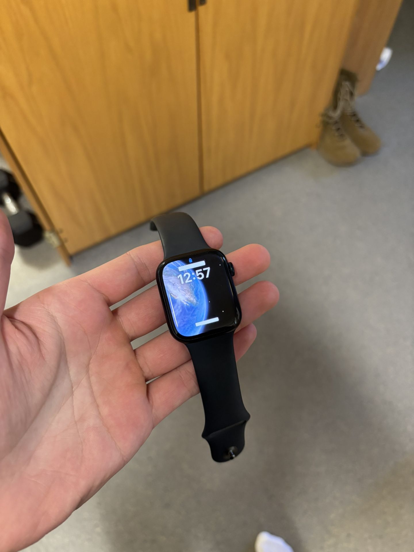 Locked Apple Watch series 9