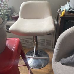 White Vegan Stools 