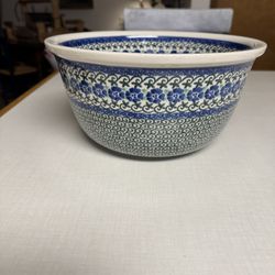 Polish Pottery 4-quart Bowl