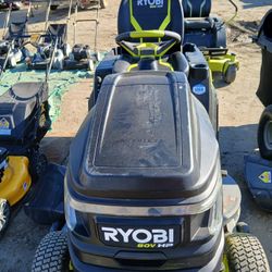 RYOBI
80V HP Brushless 42 in. Battery Electric Cordless Riding Lawn Tractor with (3) 80V 10Ah Batteries and Charger