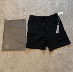 black essentials shorts
