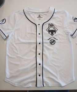 Authentic Disney Star Wars Boba Fett Baseball Style Jersey Mens Large