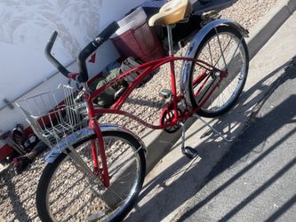 1962 Schwinn Typhoon Vintage Cruiser 26” Red Cash Or Trade