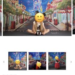 60x60 Downtown Disney Backdrop