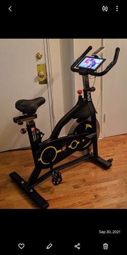 RAVS Stationary Exercise Bike With Quiet Magnetic Resistance
