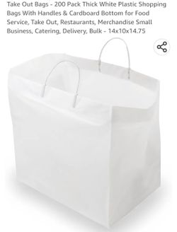 Sturdy Plastic Bags 150pcs