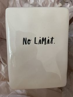 ~Rae Dunn Small Stem Print “No Limit.” Desk Decor...