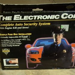 The electronic cop auto security system new in box