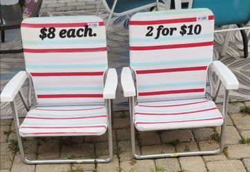 Beach chairs