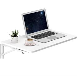 New in its box Wall Mounted Folding Table, Floating Desk for Small Spaces Laundry Shelf with Heavy D