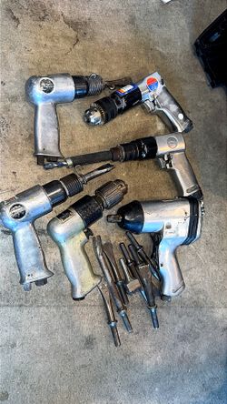 Air tools, 1/2 impact, Air hammer, reversible air drill.